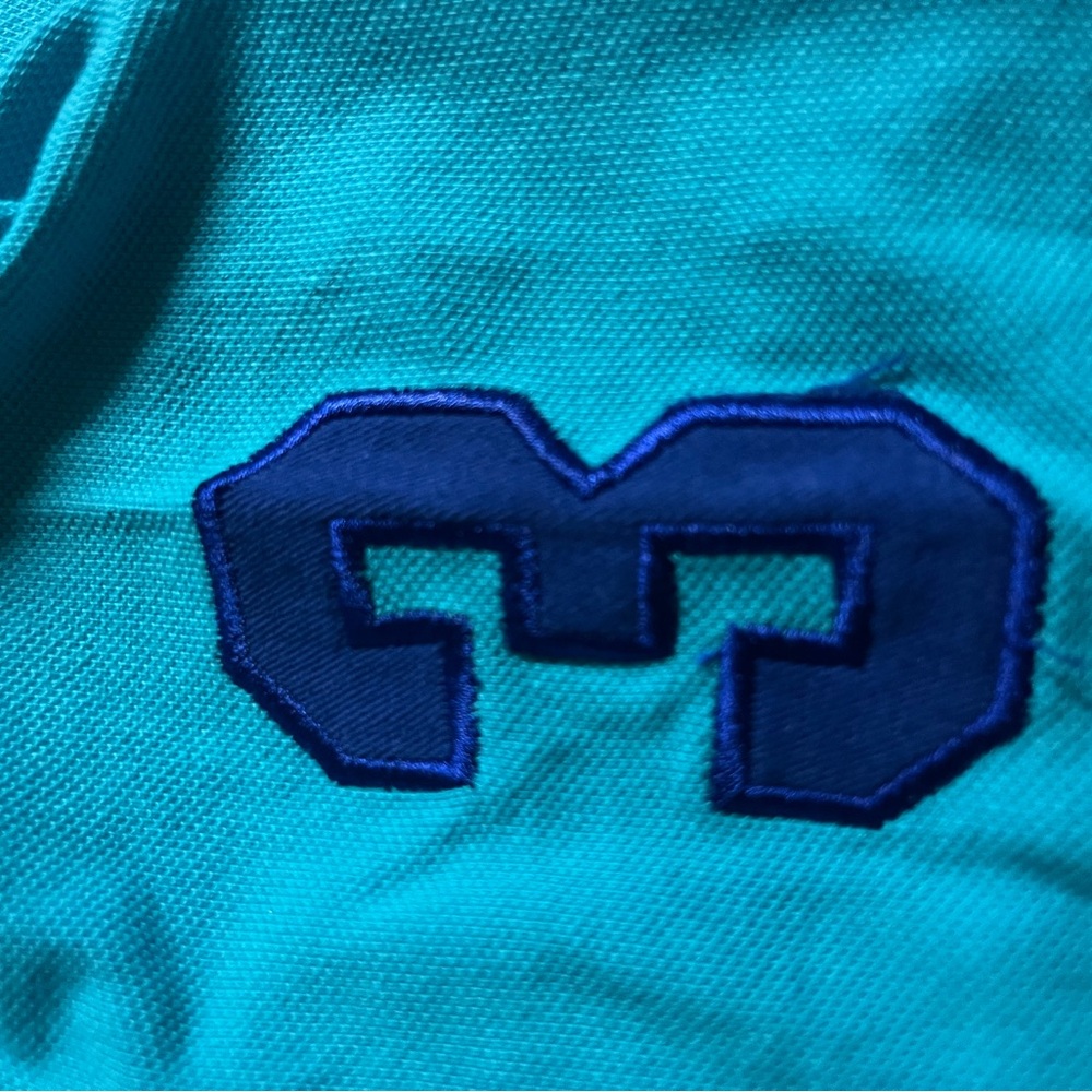 U.S. Polo Assn. Men's Polo in Teal with Navy Patch